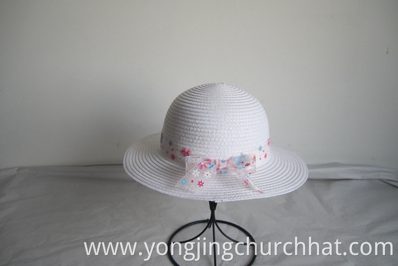 Chiffon Bow Sun Hat